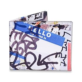 Graffitti Tyvek Mighty Wallet - 8x10 cm