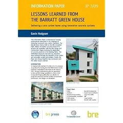 Lessons Learned from the Barratt Green House: Delivering a Zero Carbon Home Using Innovative Concrete Systems