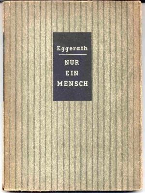 Buch - Cover Nur ein Mensch - Werner Eggerath - Thüringer Volksverl.