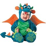 Lil Characters Unisex-baby Infant Dragon Costume, Teal/Green, (6 Months-2 Years) Lil Characters Unisex-baby Infant Dragon Costume, Teal/Green, (6 Months-2 Years)