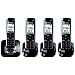 Panasonic Dect 6.0 Black Cordless Phone with Answering Machine and ChoiceMail (KX-TG7434B)