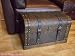 Antique Victorian Wood Trunk Wooden Treasure Hope Chest