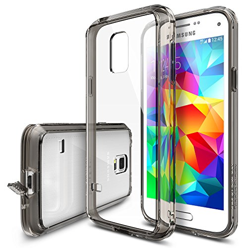 Ringke Cell Phone Case for Samsung Galaxy S5 mini - Retail Packaging - Smoke Black