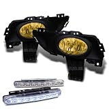 03-07 Mazda 3 OEM Style Yellow Fog Lights + LED Bumper Lights by Eautolight