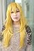 Pandora Hearts Vincent Nightray 75cm long layers yellow Cosplay Wig+ free yellow wig cap