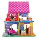 Maxim Wooden Dollhouse With 6 Multi-Cultural Dolls