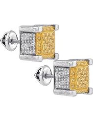 0.21CTW-DIA MICRO-PAVE EARRINGS
