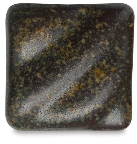 Amaco 406134 Potter's Choice Glaze, 1 pint Jar, Temmoku PC-30