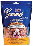 Loving Pets All Natural Premium Carrot and Chicken Wraps with Glucosamine and Chondroitin Dog Treats, 8-Ounce