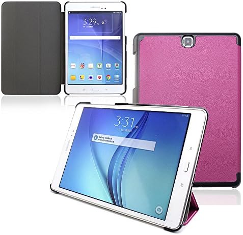 LOOPEE Samsung Galaxy Tab A 9.7 /T550 SmartShell Case Ultra Slim Lightweight with Auto Sleep/Wake Feature and Multi-Angle Stand Function.PINK