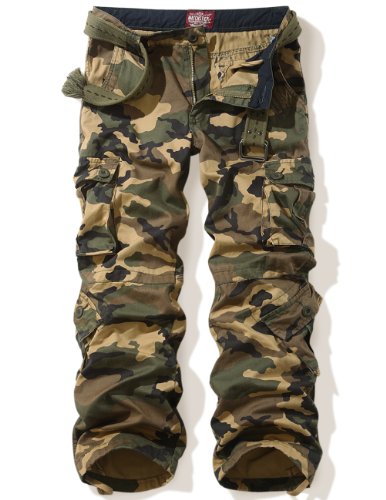 Match Men's Woodland Military Cargo Pants