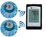 Ambient Weather WS-PF11-X2-KIT Wireless Pool and Spa Thermometer wth Dual Remote Sensors