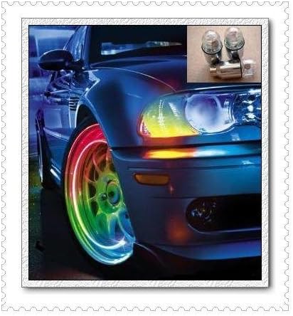 Fylyer® alloy Double Sense Hot Wheels Tire Light Colorful Decoration Lights Intelligent Light Valve Wheel Lights Automotive Supplies