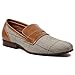 Ferro Aldo MFA-19371 Men's Brown Plaid Slip On Driving Loafers Shoes
