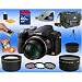 Panasonic Lumix DMC-FZ28 (Black) Digital Camera + 4GB + 2x Telephoto & Wide Angle Lens w/3pc Filter Accessory Kit