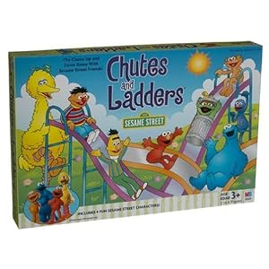 Chutes and Ladders Sesame Street Board Game by
