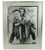 * Lovely Silver Colour Diamond Effect Photo Frame 10 x 8 (Landscape Or Portrait)