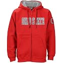 Ohio State Buckeyes Scarlet Classic Twill Full Zip Hoody Sweatshirt