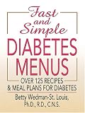 Fast and Simple Diabetes Menus (Thorndike Large Print Health, Home and Learning)
