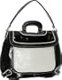 Black BCBG eneration Patent Flap Over Tote