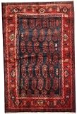4'5 x 6'8 Handmade Knotted Persian Hamadan Semi-antique Area Rug From Iran/Persia - 47727