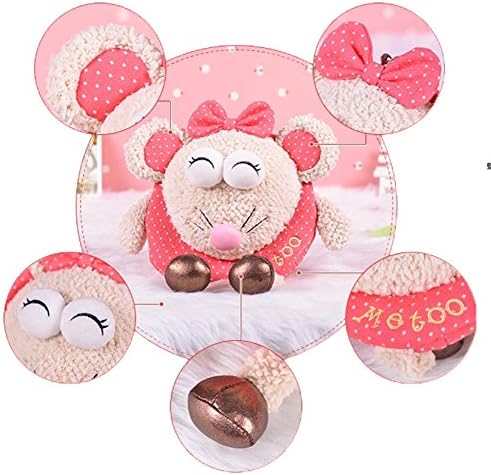 Corner Box Kids Baby Cute Drum Eyes Plush Toy Doll Kindergarten Shoulder Bag Schoolbag Backpack (mice)