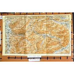1923 KARTE TIROL WEISSENBACH FISCHEN OBERSTODRF BAAD