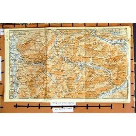 1923 CARTE LE TIROL WEISSENBACH FISCHEN OBERSTODRF BAAD