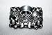 Brand:e&b NEW Casino Three Smiling Skulls Belt Buckle Cs-041bk