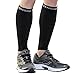 Zensah Running Leg Compression Sleeves - Shin Splint, Calf Compression Sleeve Men and Women (Black, Large/X-Large)