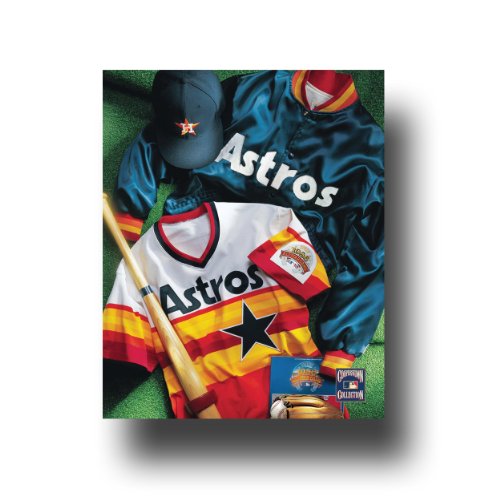 MLB Houston Astros Artissimo Vintage Jersey Collage 8x10 Canvas