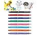Pilot Acroball Color Ballpoint Pens, 0.5mm Extra Fine, 8 Color Set (Japan Import)