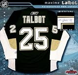 Maxime Talbot Autographed Pittsburgh Penguins Black Reebok Premier Jersey - Autographed NHL Jerseys