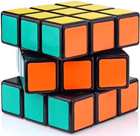 Shengshou Wind 3x3x3 Brain Teaser Magic Iq Cube (57mm)- Black