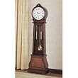 Rich Brown Finish Grandfather Clock By Coaster Furniture