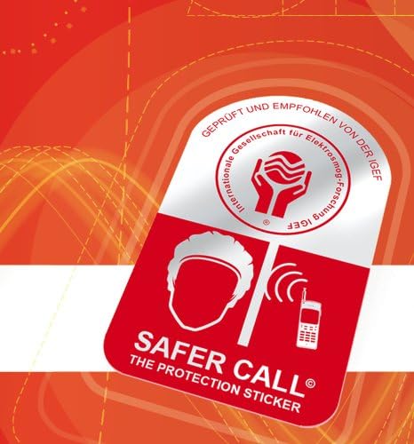 SaferCall EMF Protection Sticker against harmful cell phone and wireless device radiation