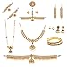 Fashionatelier Baby Dance Set Metal Bharatanatyam Full Dance Set(10 Items) for Kids