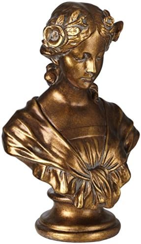 Chloe Antique Gold Bust Sculpture