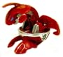 Bakugan Battle Brawlers Game Single LOOSE Figure Nova 12 EVOLUTION Dragonoid [Red]