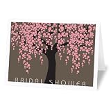 Fabulous Stationery Sakura Bridal Shower Fill-In Invitations, Multi-color, 12 (WI-21)