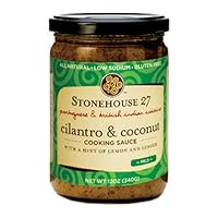Cilantro and Coconut with a hint of lemon and ginger (mild simmer sauce)