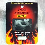 Pro Power Max, Natural energy sexual enhancer, 8 capsules Reviews