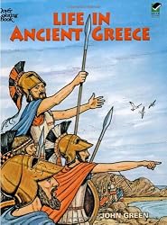 Life in Ancient Greece Coloring Book (Dover History Coloring Book)