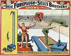 Circus Poster Jugglers Photograph - Beautiful 16"x20" Photographic Print from the Library of Congress Collection