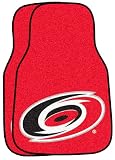 Fan Mats 10529 NHL - Carolina Hurricanes 18" x 27" Carpeted Car Mat Set
