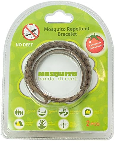 Faux Leather Insect Repellent Bands | 2 Supplied | Brown