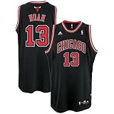 Chicago Bulls Jerseys : adidas Chicago Bulls #13 Joakim Noah Black 2nd Road Swingman Basketball Jersey