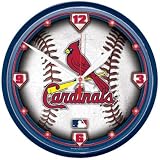 St. Louis Cardinals Round Clock