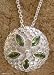 Peridot necklace, 'Chrysanthemum Star'