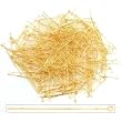 500 Hat Eye Pin Part Anti Tarnish Brass Loop 21 Gauge